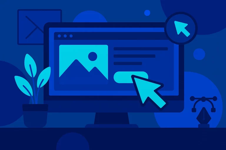 Guidage visuel en design web